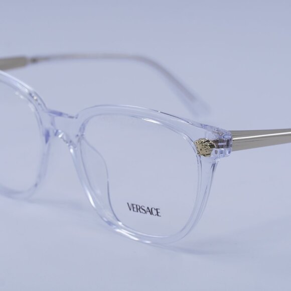 Versace VE3242A 148 Eyeglasses Crystal 54mm Cat Eye Frame - Picture 9 of 10